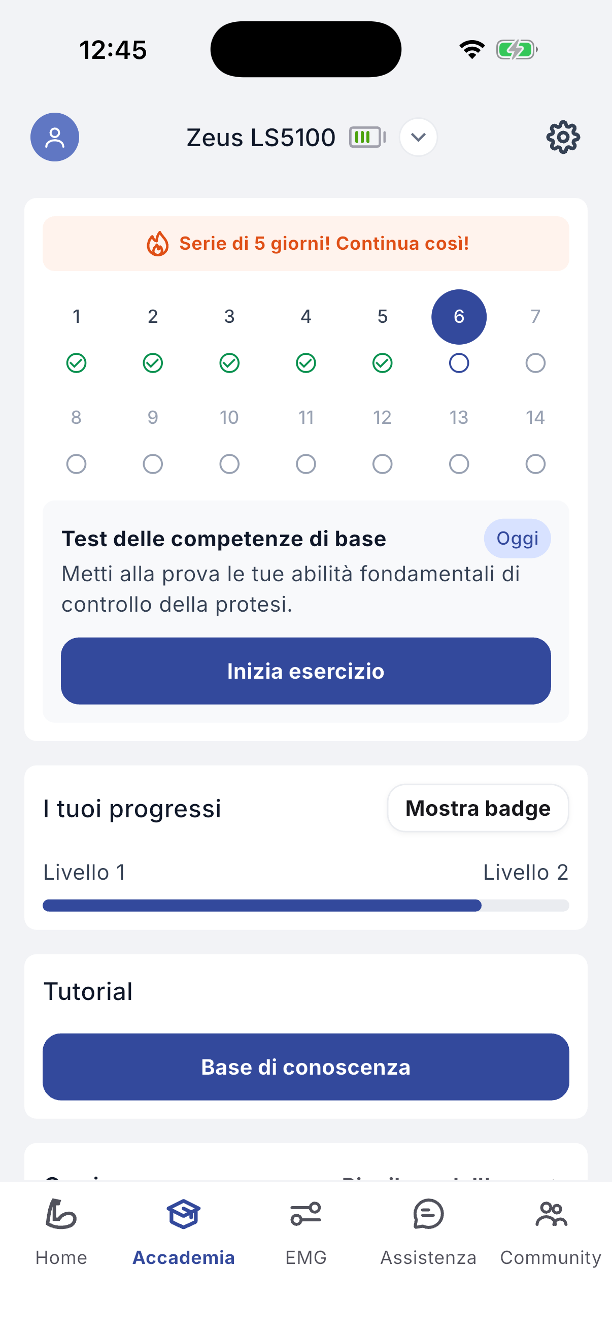 Academy training plan